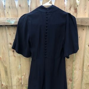 FREE PEOPLE BUTTON BACK DRESS